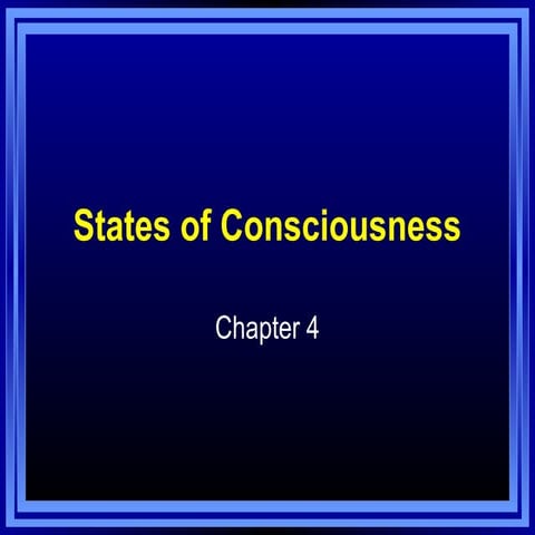 consciousness