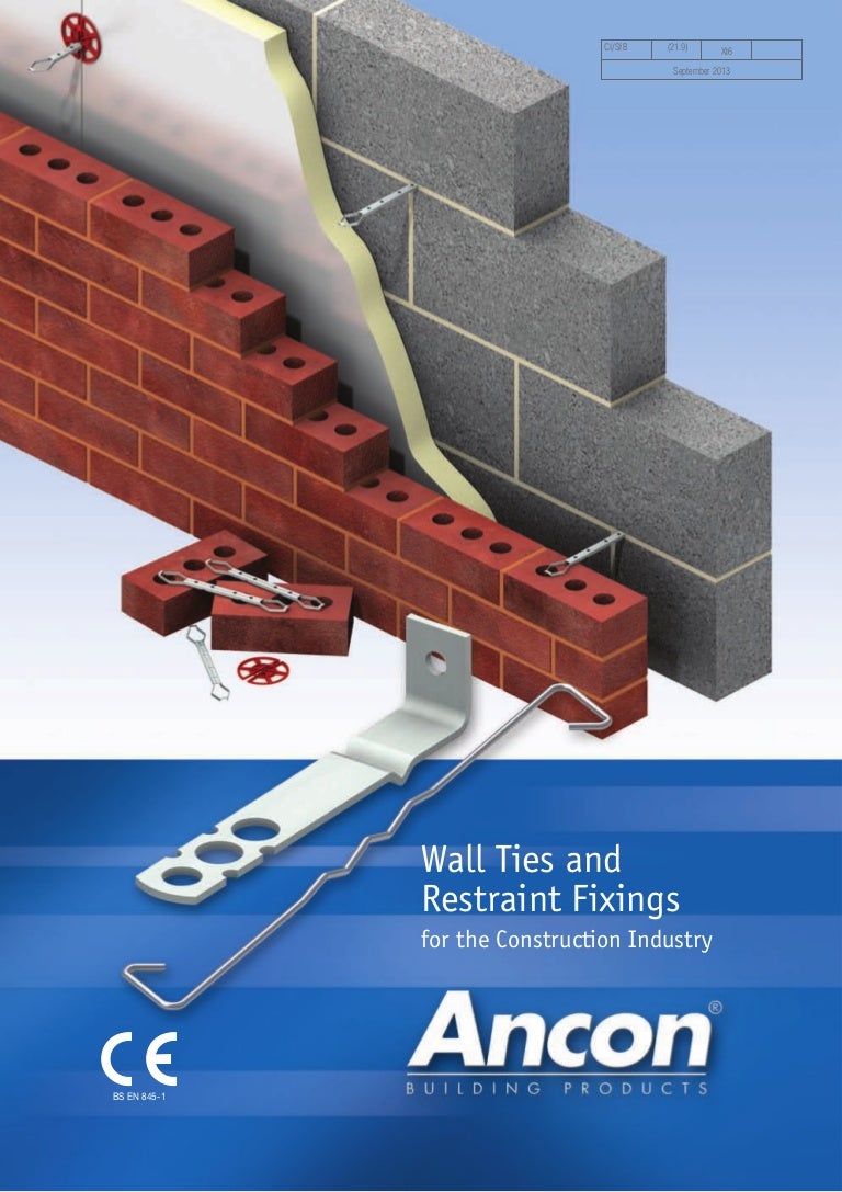 Ancon Wall Ties And Restraint Fixings For Brick Block And Stone