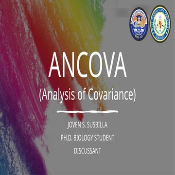 Ancova presentation for College Students major in Math