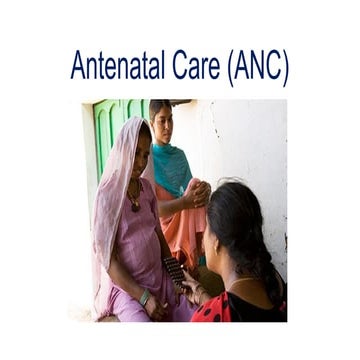 Comprehensive Guide to Antenatal Care for Healthy Pregnancy Outcomes | PPTX