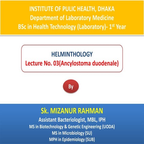 Ancylostoma duodenale