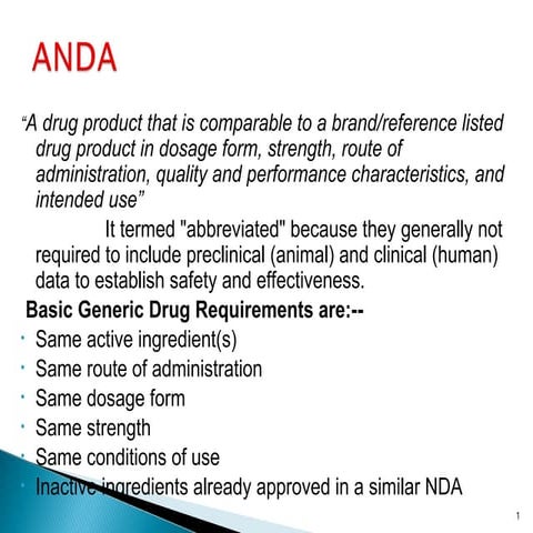 Paragraph 1,2,3,4 certification usfda | PPTX
