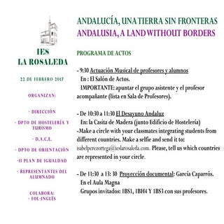 Andalusia a land without borders 2017
