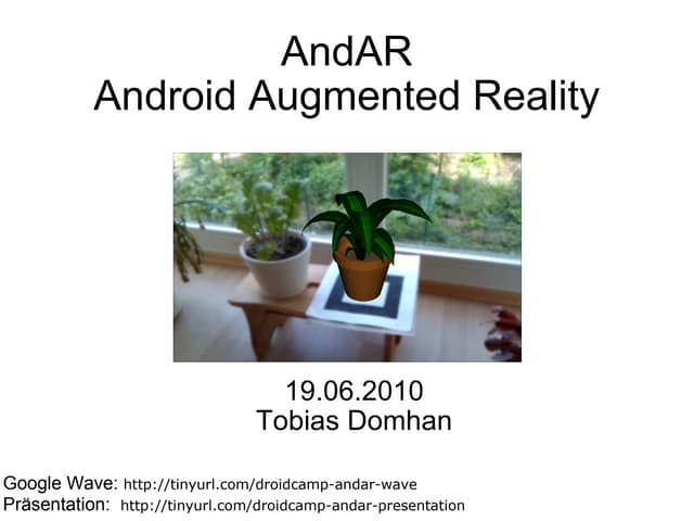 WISTA: AndAR Android Augmented Reality
