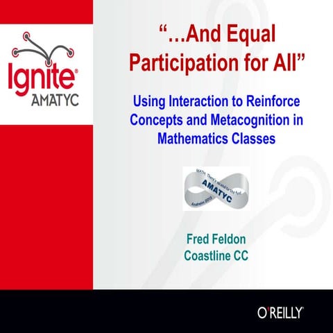 And Equal Participation for All 2013