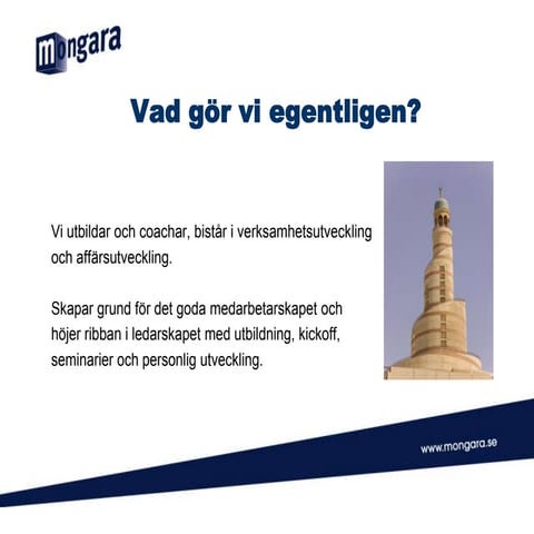 Mongara presentation