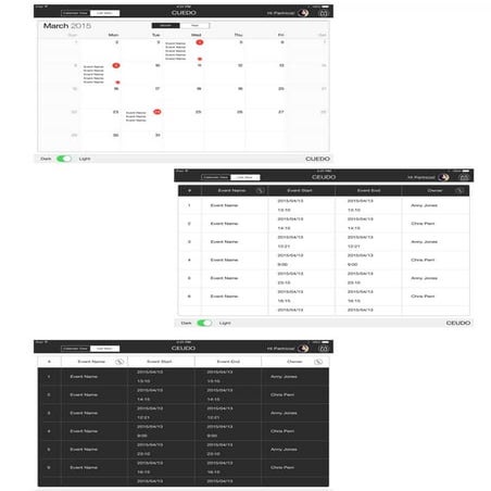 Events staff management app platform