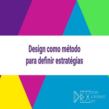 Design como método para definir estratégias