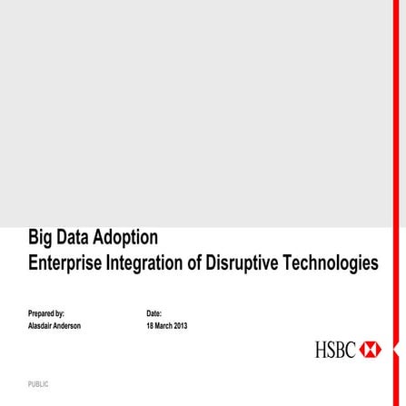 Enterprise Integration of Disruptive Technologies