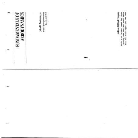  Fundamentals of aerodynamics by J.D.Anderson