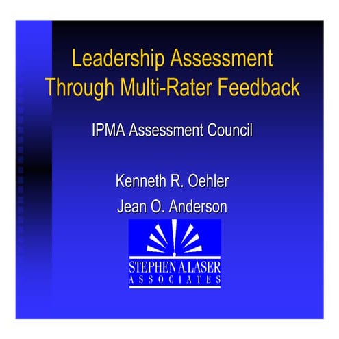 Anderson Oehler 360 Presentation