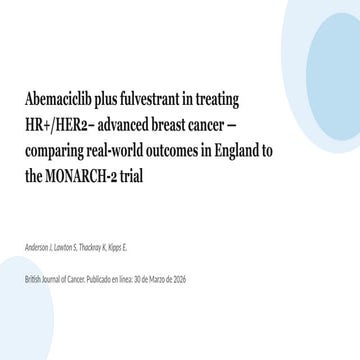 Real-World Outcomes of Abemaciclib Plus Fulvestrant in HR+/HER2− ...