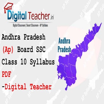Andhra Pradesh Ap Board SSC Class 10 Syllabus PDF -Digital Teacher.pptx