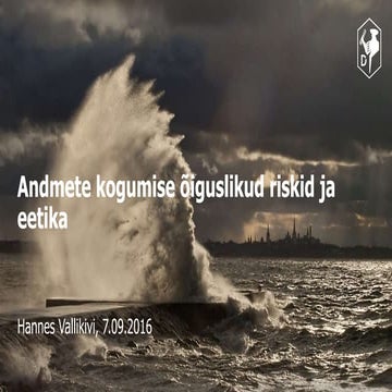 Primend Ärikonverents - Andmete kogumise õiguslikud riskid