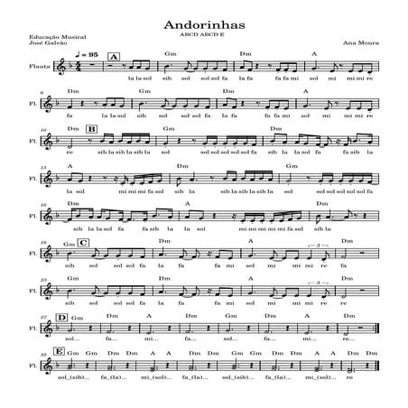 Andorinhas Ana Moura Partitura Flauta Educação Musical José Galvão.pdf