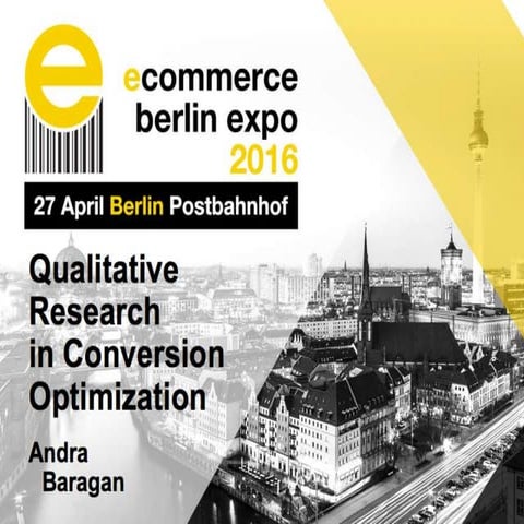 Qualitative Research in Conversion Optimization