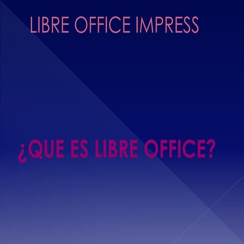 Libre Office Impress