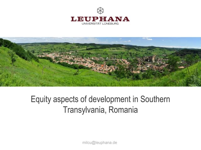 Milcu, A. (2104). "Equity", Resilience conference in Montpellier.