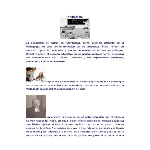 Andragogia. eneyda almao