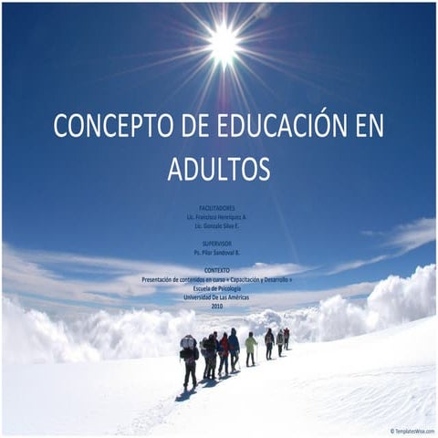 Andragogia final ppt