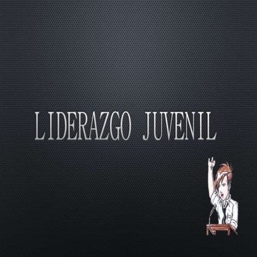 Liderazgo Juvenil