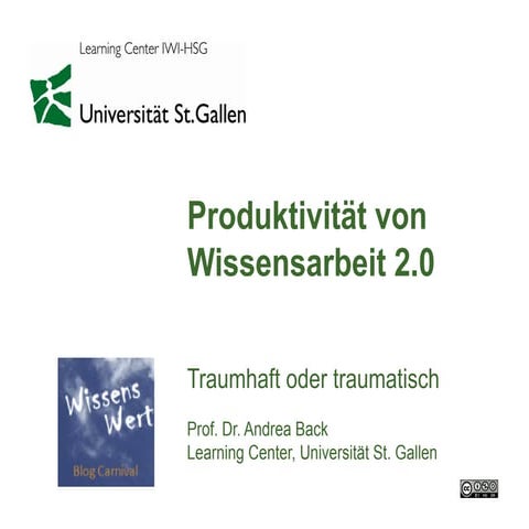 Produktivität der Wissensarbeit 2.0