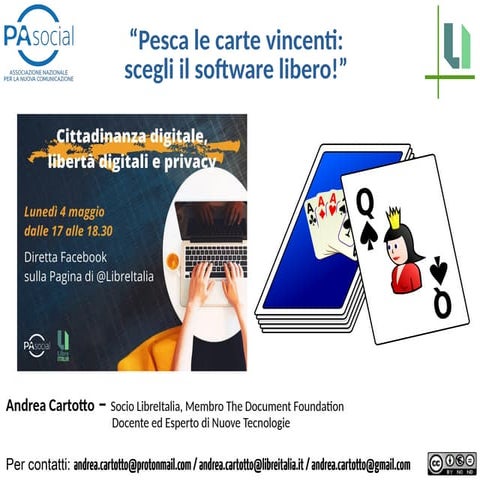 Andrea Cartotto Le carte vincenti del Software Libero