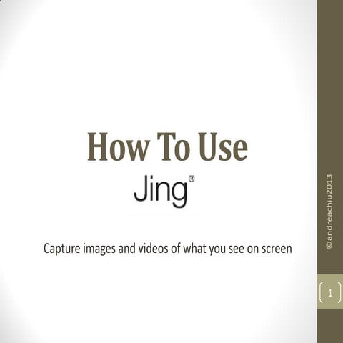 Andrea chiu how to use jing