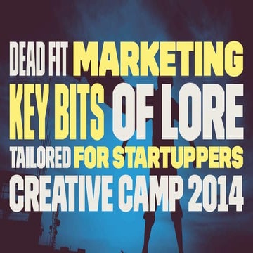 Crative Camp 2014: Dead fit-marketing by Andrea di marco