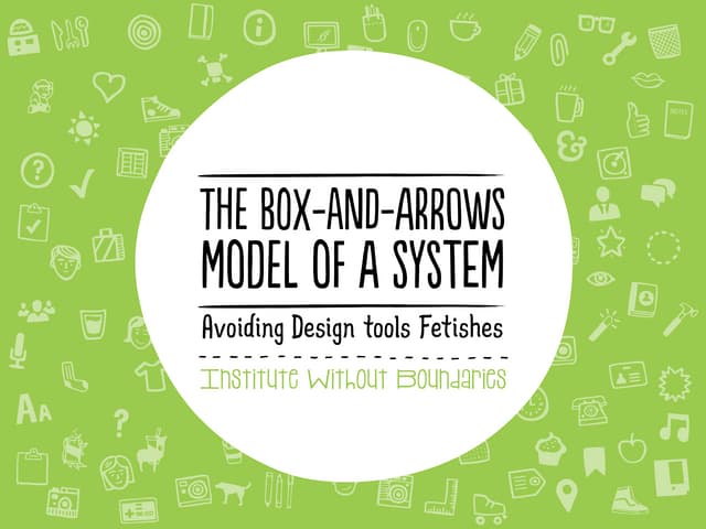 The Box and Arrows Model of  a Syst...