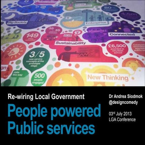 People powered public services - a talk from LGA 2013