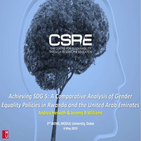 Achieving SDG 5: A Comparative Analysis of Gender Equality Policies in Rwanda and the United Arab Emirates