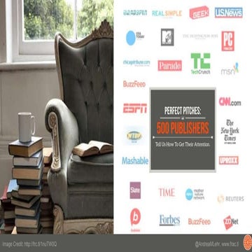 Perfect Pitches 500 Publishers Tell Us How to Get Their Attention