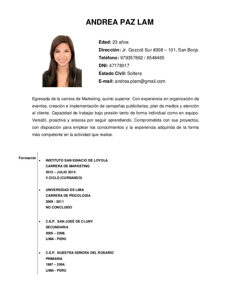 How to make a good resume image