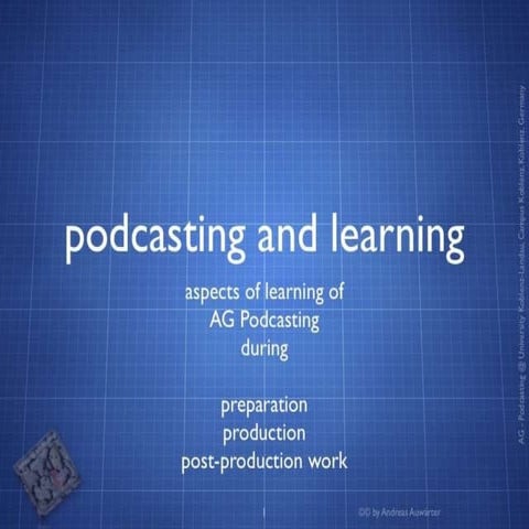 Podcasting and Learning