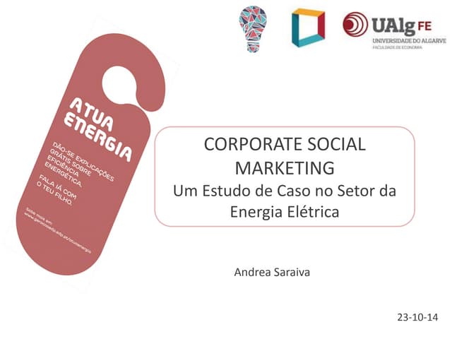 Corporate Social Marketing- Andrea Saraiva