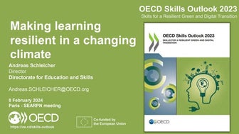 Andreas Schleicher - Making learning resilient in a changing climate - 8 Febr...