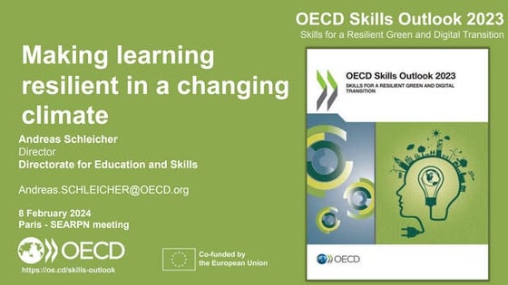 Andreas Schleicher - Making learning resilient in a changing climate - 8 Febr...