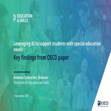 An inclusive AI - Supporting students with special education needs by Andreas...