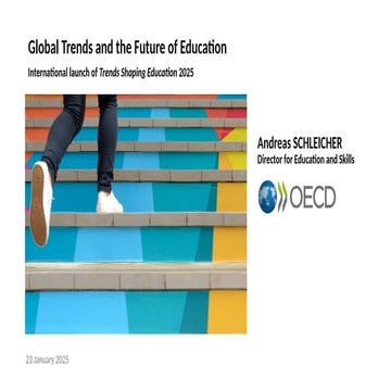 Andreas Schleicher presents at the Launch of Trends Shaping Education 23 Janu...