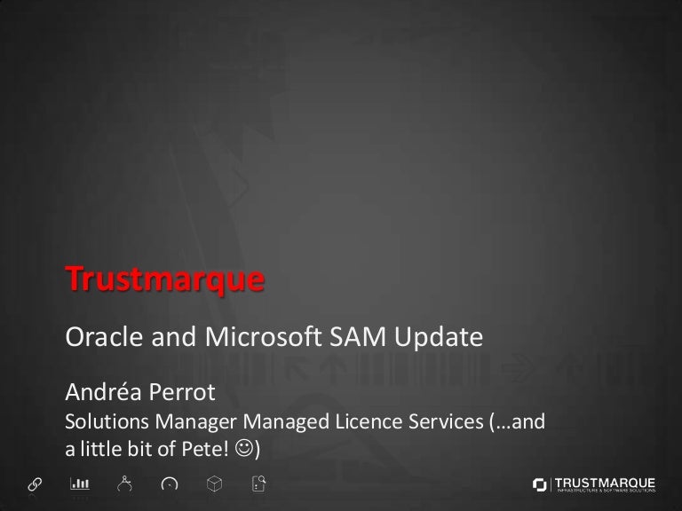 oracle amp ms sam