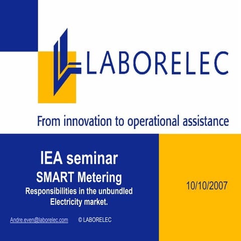 From innovation to operational assistance