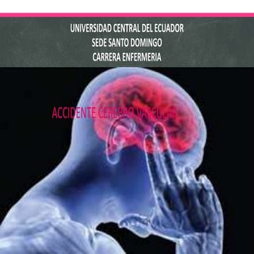 Accidente cerebro vascular
