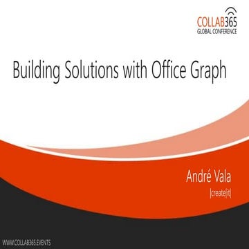 Building Solutions with Office Graph