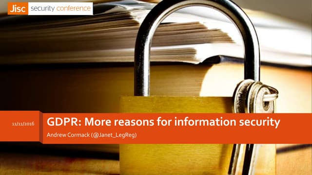 GDPR: More reasons for information ...