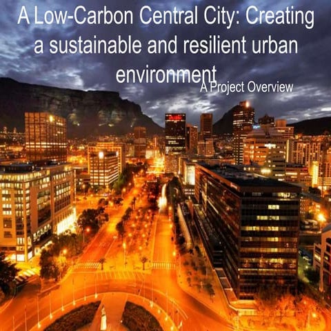 Public Workshop Presentation: Maintain a quality and sustainable urban environment
