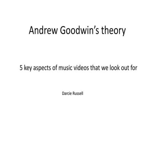 Andrew Goodwin 1992 | PPTX