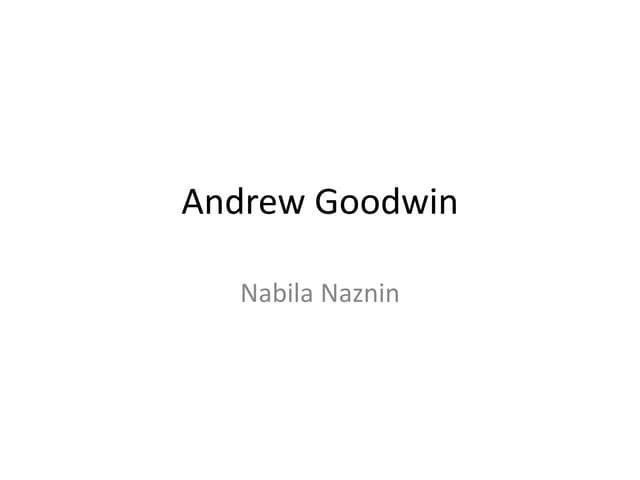 Andrew goodwin ariana
