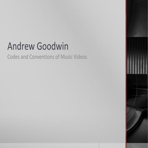 Andrew goodwins theory