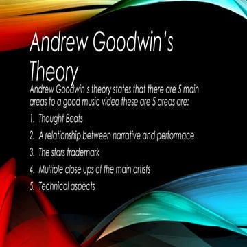 Andrew goodwin’s theory | PPT
